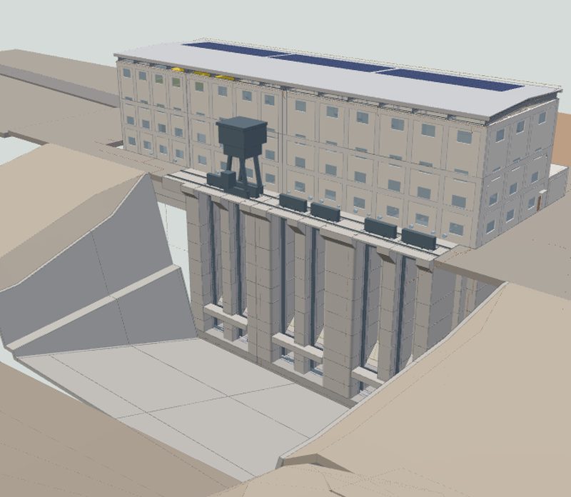 Interactive 3D model of the powerhouse