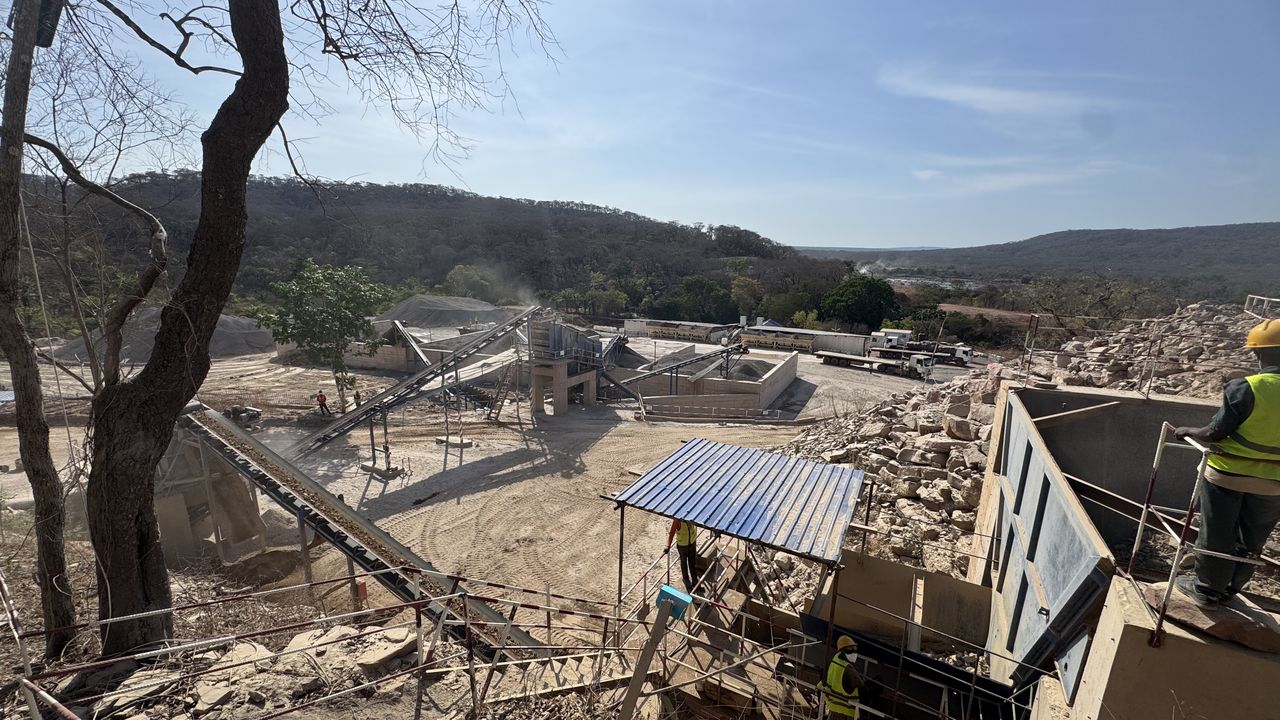 The aggregate screening plant, 21 September 2026