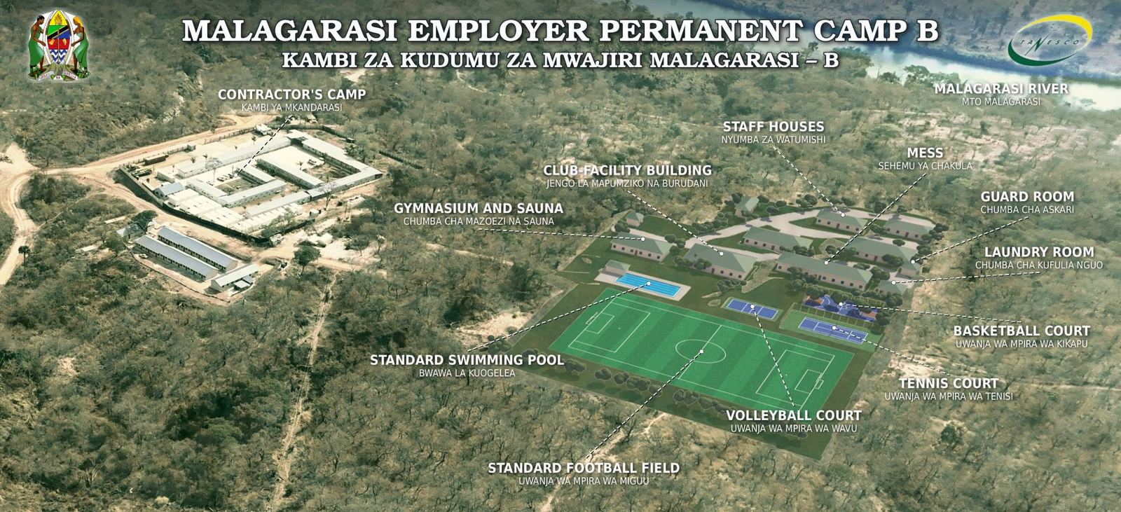 Rendering of the Employer's permanent Camp B